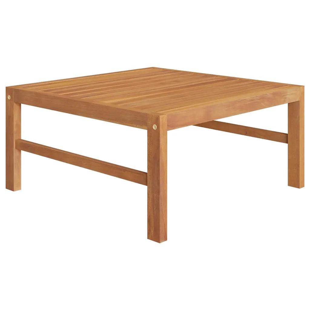 Salotto da Giardino-Set Divani Giardino 3 pz Cuscini Crema in Legno di Teak