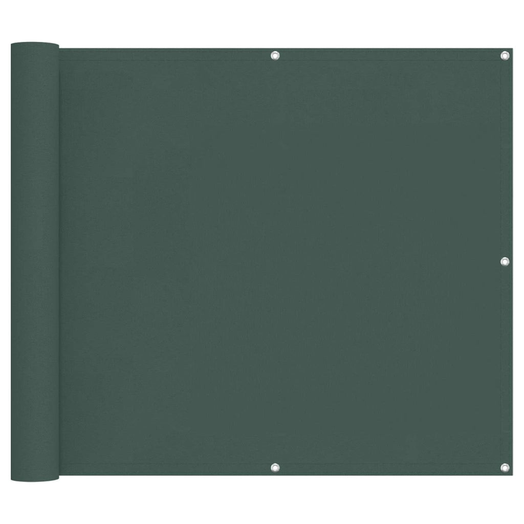 Schermo da balcone Verde Scuro 100 x 700 cm Tessuto Oxford