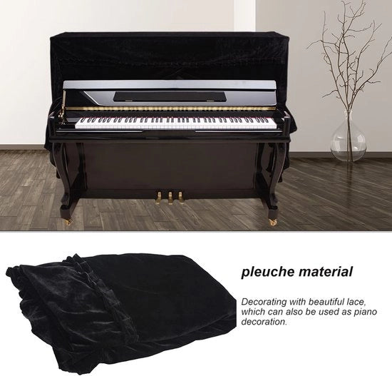 Pianodeksel 158 x 45 x 112 cm - Coprimano - Protezione antistatico - Decorazione - Materiale di alta qualità - Leggero e duraturo - Coprimano per pianoforte