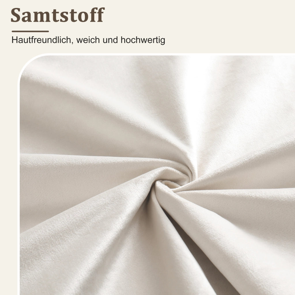 Letto singolo imbottito con contenitore idraulico 90x200 cm; in velluto beige; con USB e luce notturna