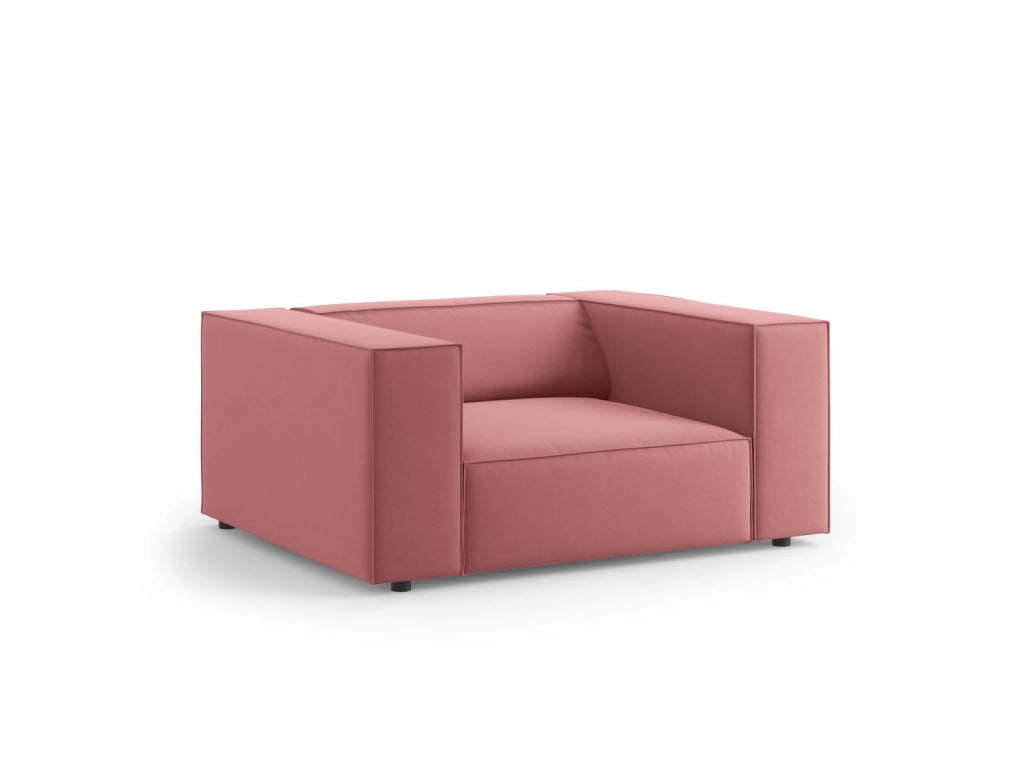 Cosmopolitan Design - Poltrona "Arendal" in velluto salmone 