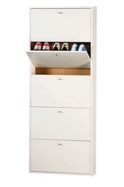 1pz kit scarpiera 5 ribalte 65x15x164 bianco 1307 cod:ferx.18051