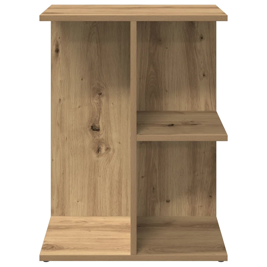 Comodini 2 pz Rovere Artigianale 46,5x29x61cm Legno Multistrato 858667