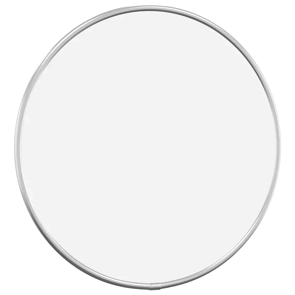 Specchio da Parete-Specchio a Muro-Specchio Decorativo Argento ? 30 cm Rotondo