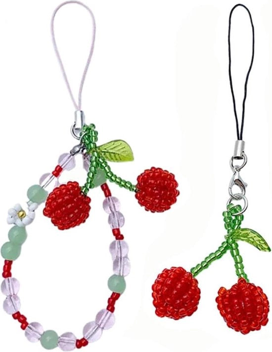 Decorative ganci per chiavi - supporto per telefoni - hanger per fotocamera - y2k - 2 pezzi.