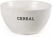 TAZZA BOWL PER LA COLAZIONE REALIZZATA IN CERAMICA CON SCRITTA CEREAL