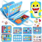 Bordo di Attività 8-in-1 per Bambini da 1 a 5 Anni - Giocattolo Montessori Sensoriale