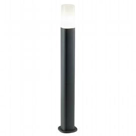 Lampada da esterno in alluminio pressofuso con diffusore opalino - Dimensioni: 175mm x 50mm - Potenza massima: 25W grafite