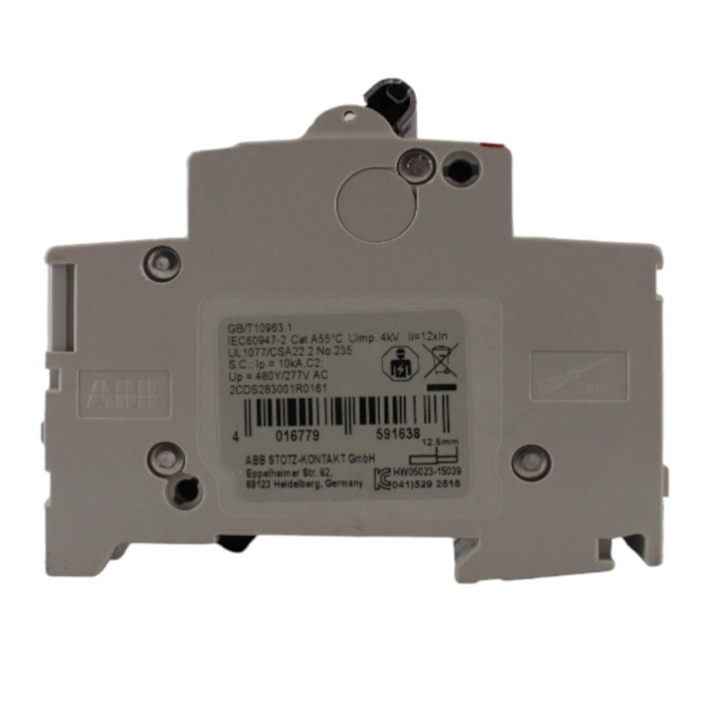 Interruttore magnetotermico 3 poli 3 moduli 16A curva D serie UL ABB