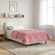 Duvet Invernale Rosa 135 x 200 cm Microfibra e Fleece Teddy 42026337