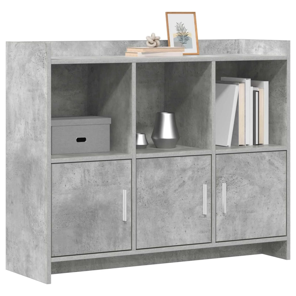 Credenza Grigio Cemento 98,5 x 33 x 80 cm Legno ingegnerizzato 8011142
