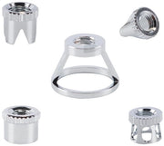 Set di Cappuccioli a Spillo per Airbrush da 5 - Cappuccioli di Protezione Universali - Accessori di Ricambio - Kit di Airbrush - Diversi Disegni - Compatibile con Diametro di Cavo 3,7-3,9 mm - Cappuccioli per Airbrush