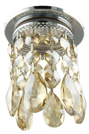 Faretto incasso cromato cristalli oro 1xMR16 Candellux