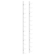 Portavini da Parete per 12 Bottiglie Bianco in Ferro CFW3713501