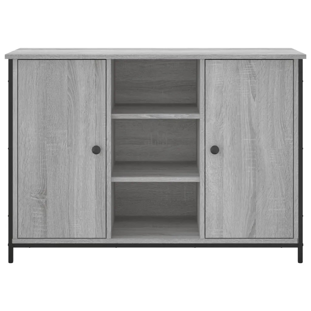 Credenza | Madia | Buffet da pranzo | Armadio da pranzo Grigio Sonoma 100x35x70 cm in Legno Multistrato