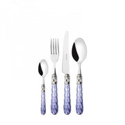CRISTALLO Ghiera Cromata, Posate Set 24 Pz, Scatola Compact, Casa