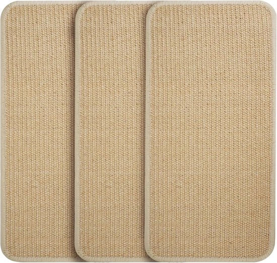 Matte per gatti 3 pezzi 50 * 25CM - Tavole di scalfittura in sisal per gatti - Protezione resistentente al consumo per divano, porte e mobili