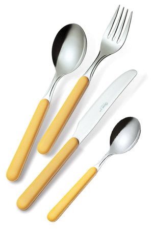 Servizio Set di Posate 24 Pezzi in Acciaio Eme Bonita Sabbia 7528