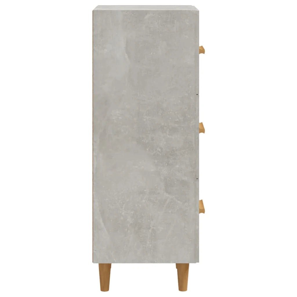 Buffet credenza cassettiera mobiletto mobile contenitore organizer per cucina soggiorno salotto 34,5 x 34 x 90 cm legno ingegnerizzato grigio 02_0031885