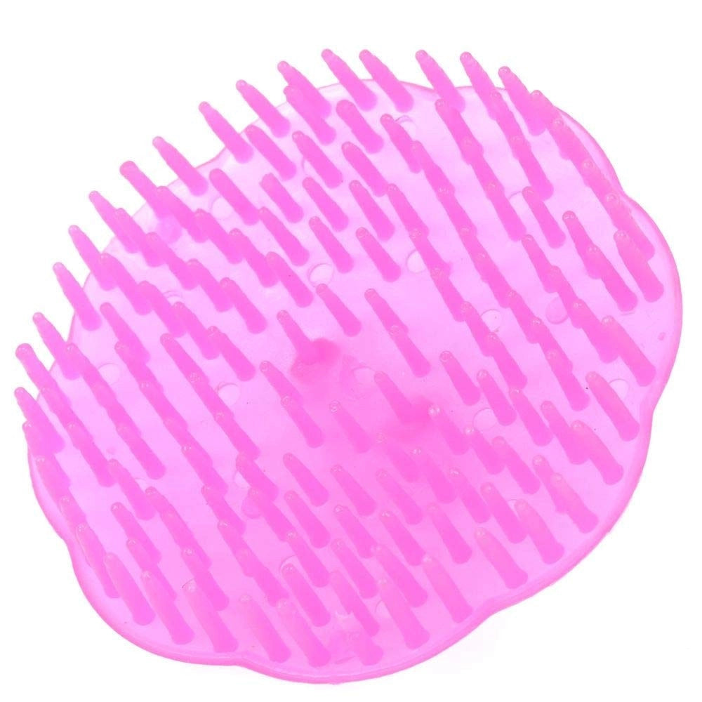 Trade Shop - Spazzola Shampoo Massaggiante In Silicone Morbido Per Capelli Pulizia Cuoio Capelluto -