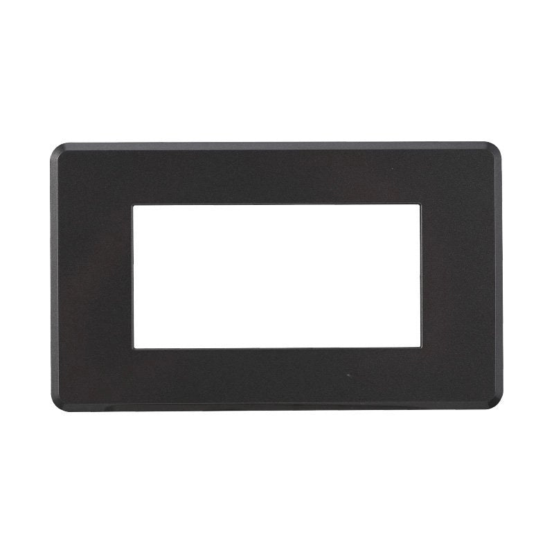 Placca Slim Sottile 4P Serie Moon Colore Acciaio Scuro Compatibile Con Bticino Axolute Air