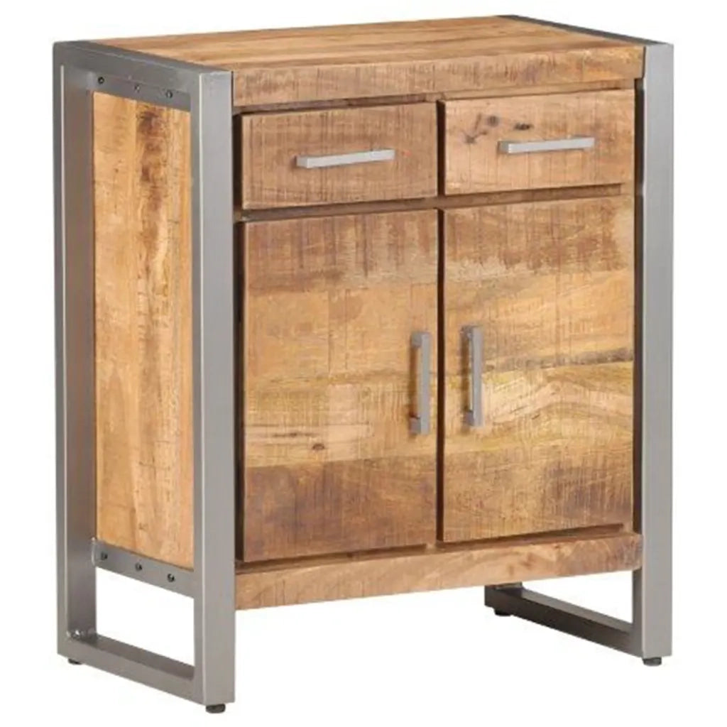 Credenza 60x35x72 cm in Legno di Mango Grezzo cod mxl 25480