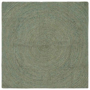 Tappeti per area Verde Oliva 120 x 120 cm Juta