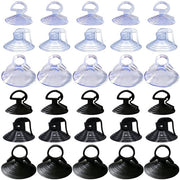 Zuignappen in plastica - 30 pezzi - 3 misure (35 mm/38 mm/45 mm) - Reutilizzabili - Per finestre/bagno/auto - Grande potenza di aspirazione - Zuignap