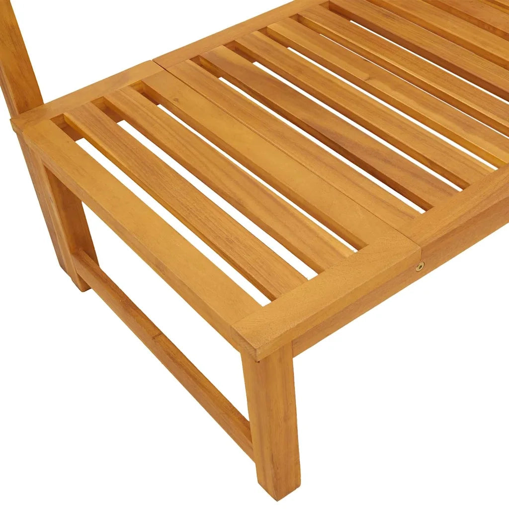 Lettino da sole Olio Naturale 200 x 57 x 75cm 4108111