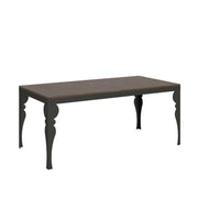 Tavolo allungabile 90x180/284 cm Paxon Evolution telaio Antracite - Noce