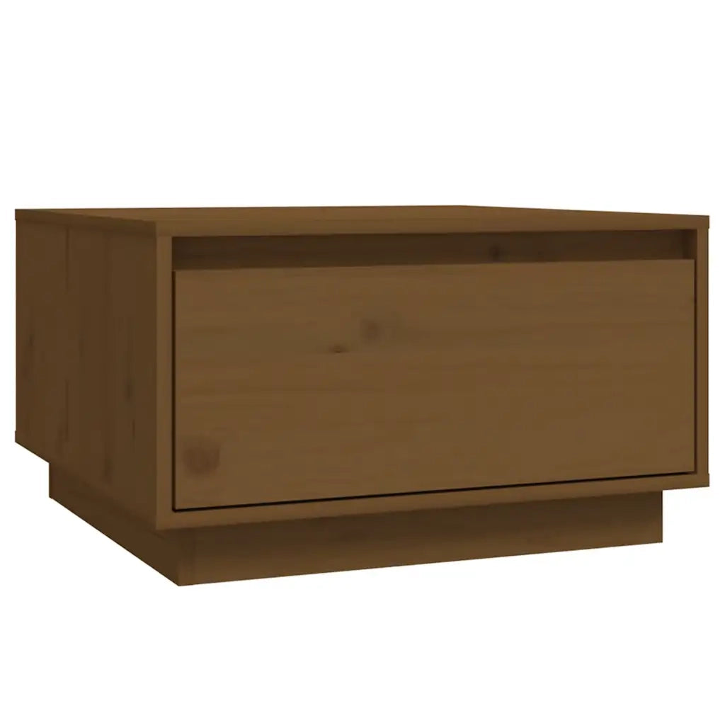 Tavolino da Salotto-Tavolino da soggiorno-Tavolo ambra 55x56x32 cm in Legno Massello di Pino