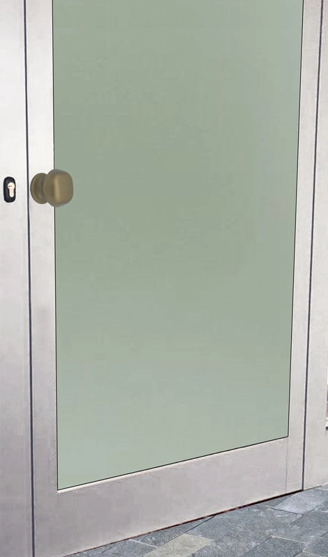 Pomolo fisso per porta SAGUATTI 172/60GB in alluminio bronzo satinato