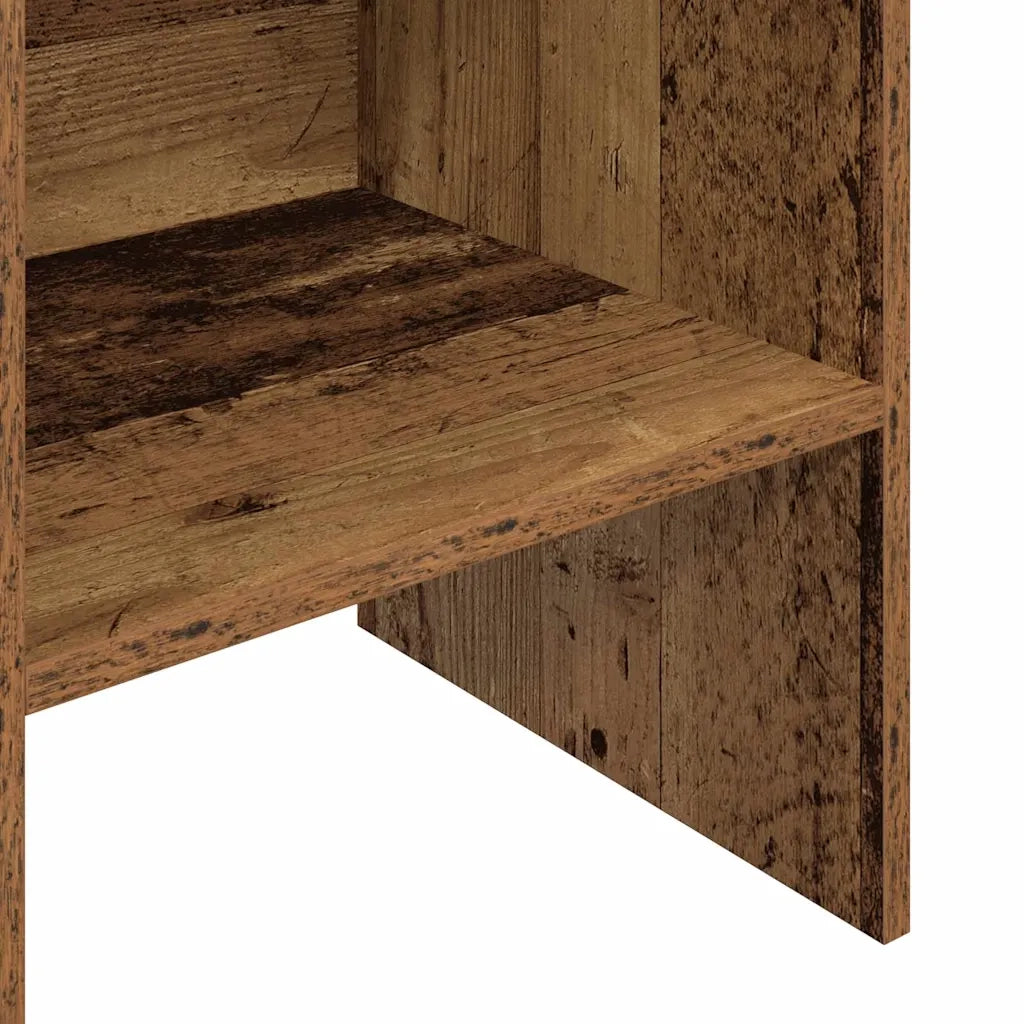 vidaXL Armadio per Libri Legno vecchio 40 x 35 x 180 cm