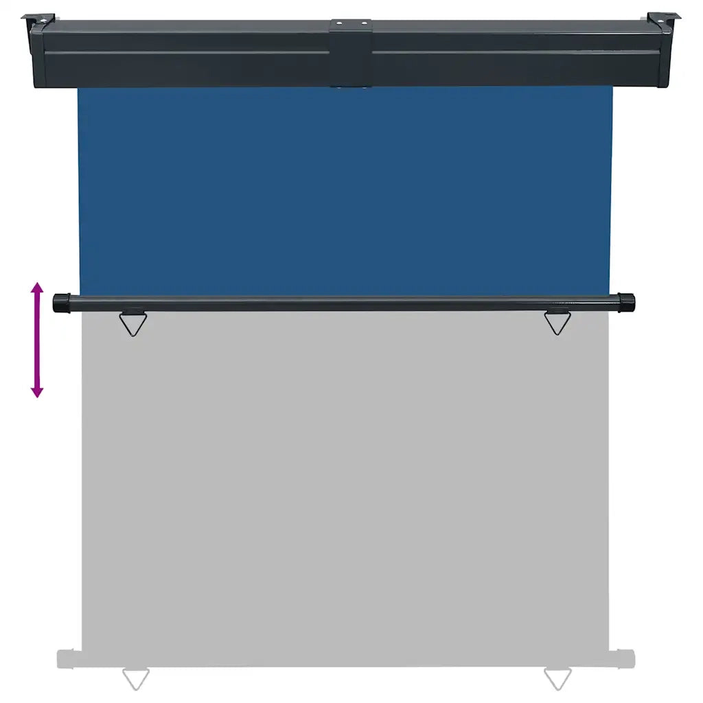 Tendalino Laterale per Balcone 165x250 cm Blu 48432