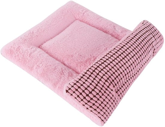 Cuscino per Cani Mat Mattonella per Cani morbida e calda Cuscino per Cani lavabile abbracciabile rovesciabile Cuscino per Cani per Cani Cuscino per Cani PS085 PS085 (106X71 cm, Rosa)