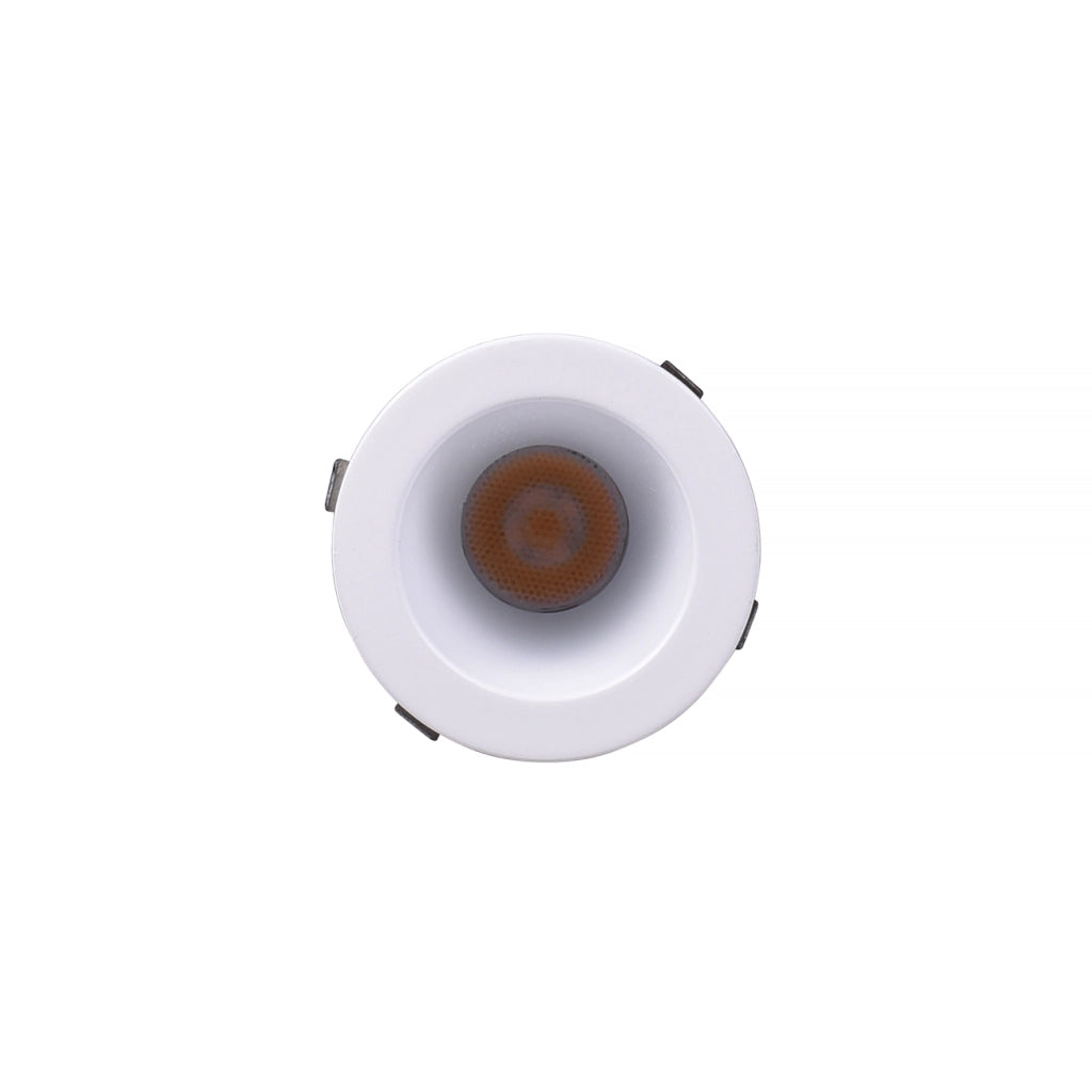 FARETTO LED DA INCASSO 3W LUCE CALDA 3000K° - ILLUMINAZIONE AD ALTA EFFICIENZA PER INTERNI IN ALLUMINIO BIANCO E ARGENTO