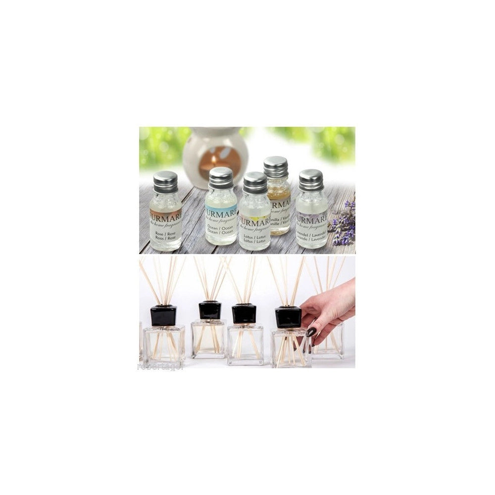 Trade Shop - 3 Profumo Aroma 30ml Olio Essenziale Per Profumatori Ambiente Casa Aromaterapia -