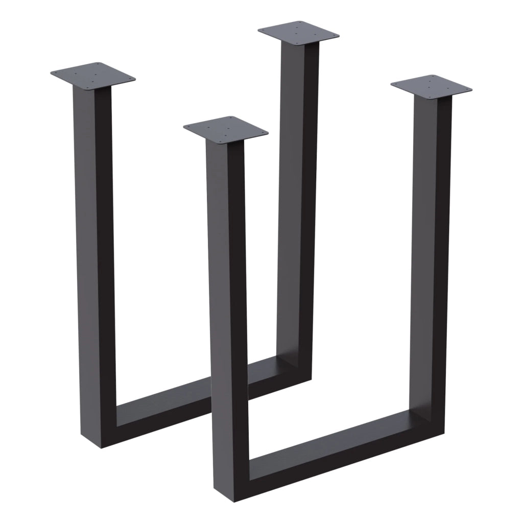 Set di 2 gambe da tavolo rettangolari in acciaio 40 x 28 cm 03_0008081