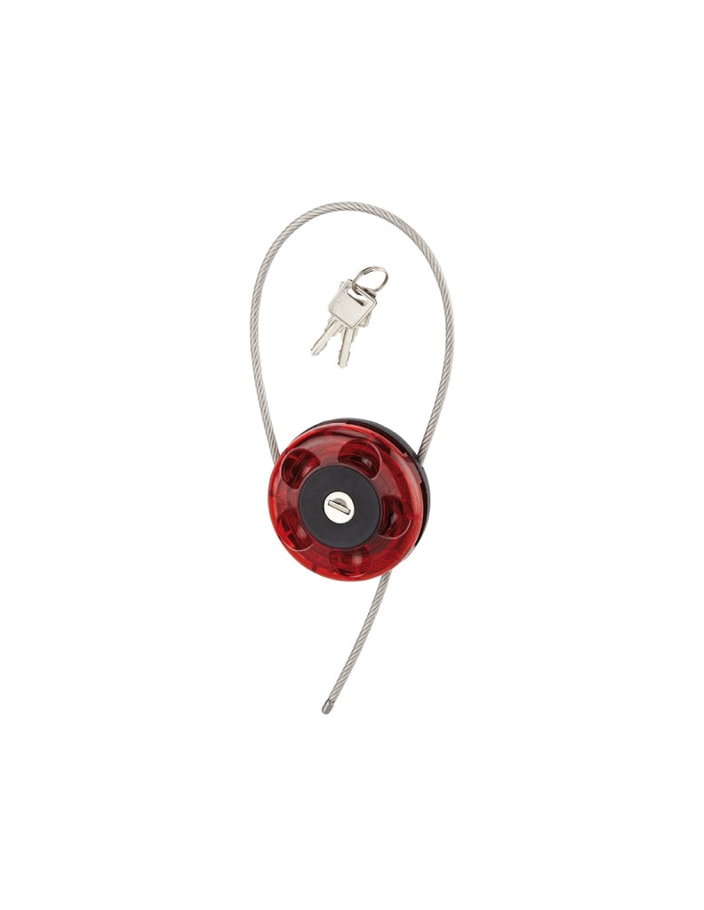 Lucchetto Roller multifunzione, cavo in acciaio inox 75cm, 2 chiavi - THIRARD