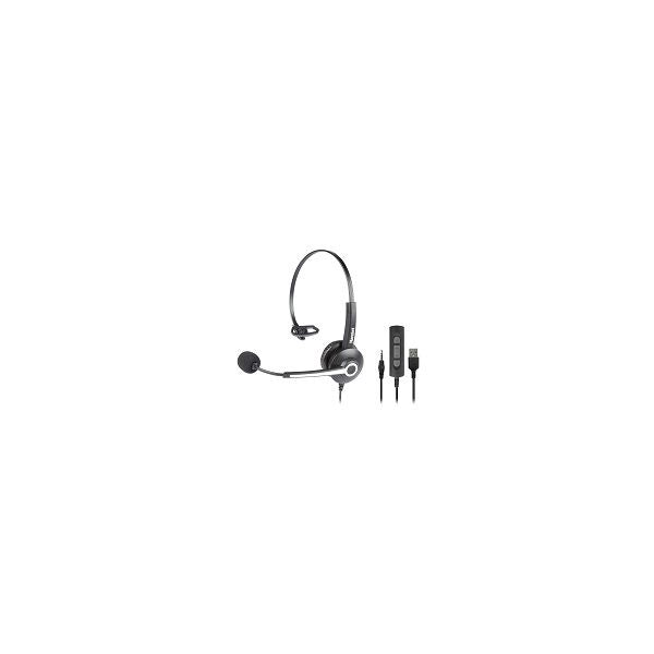 Ujm-cuffia business mic usb/jack - HHEADM-UJM