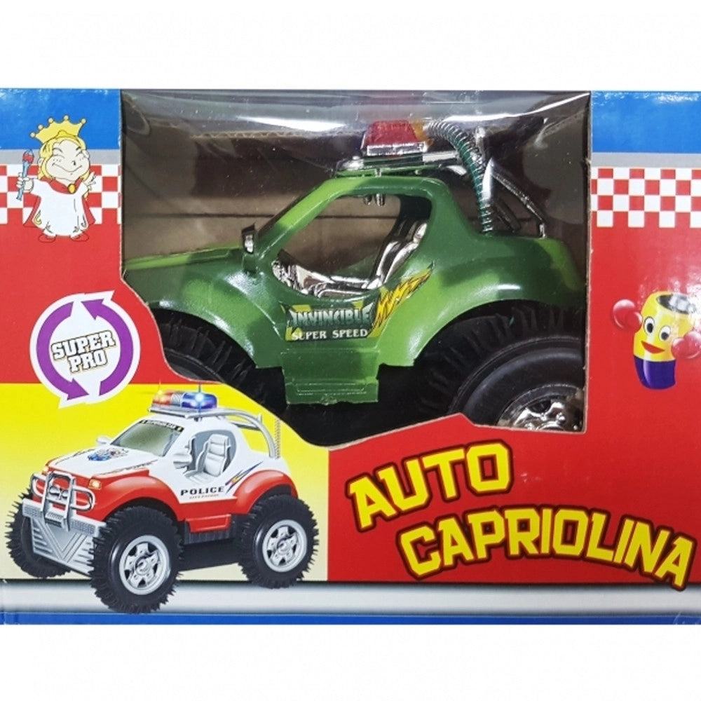 Trade Shop - Macchina Capriolina 13cm Competizione Luci Super Gare Sfide Race Racing Gioco -