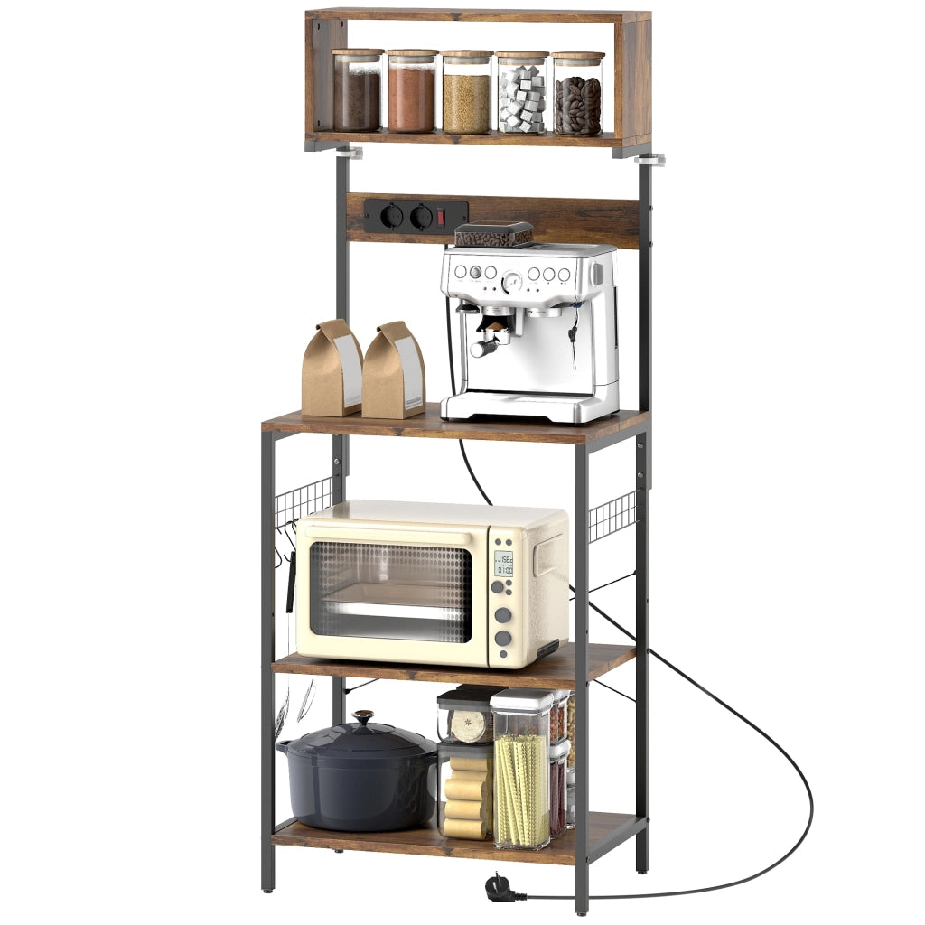 Mobile per cucina ¨C Zephmum ¨C Marrone, Acciaio, 60x42x153 cm
