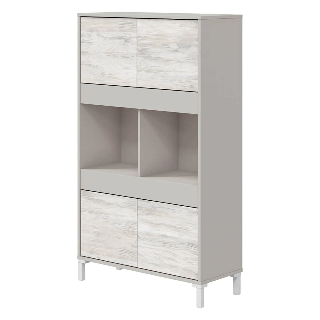 Madia Mezzate, Credenza Cassetti, 78x33x134h cm Beige