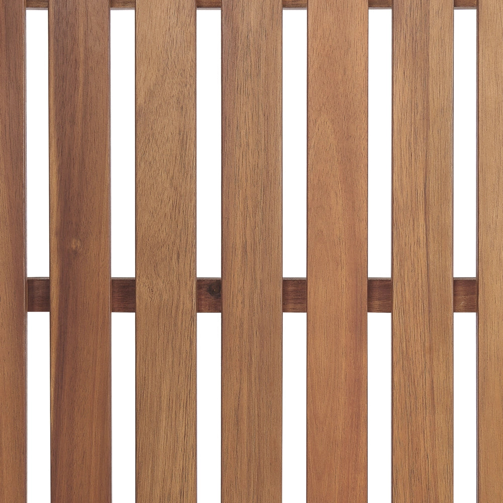 Panchina da esterno 2 posti in legno di acacia 50 x 110 cm Mobili da balcone