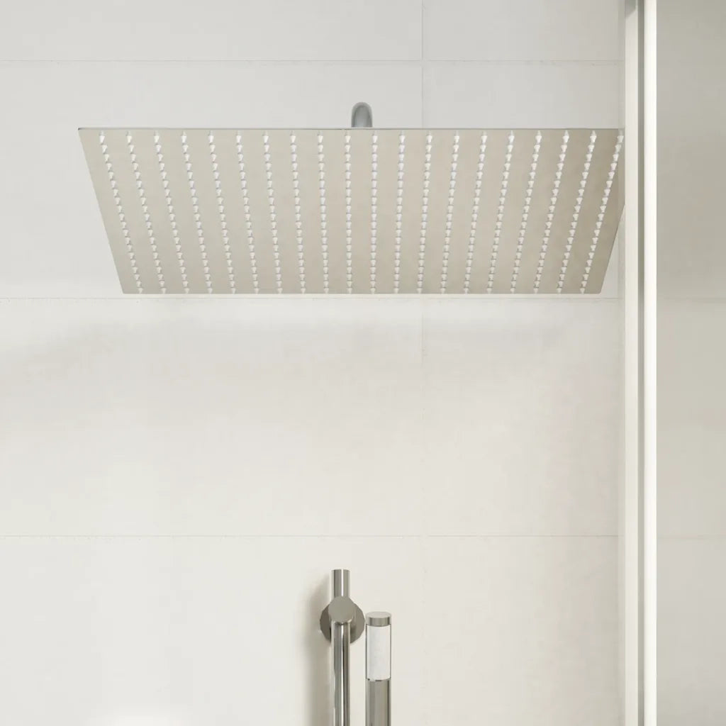 Testa Doccia a Pioggia in Acciaio Inox 304 50x50 cm Quadrata
