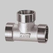 RACCORDO A TEE CON 3 MONOCONI CROMATO FAR  24 x 19     FAR