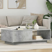 Tavolino da salotto con cassetto Grigio cemento 95 x 55 x 31 cm 8000183