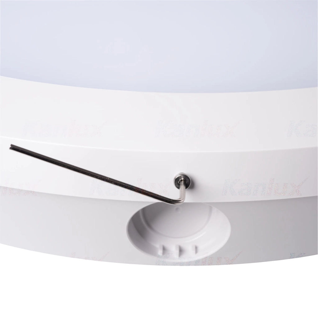Plafoniera LED Kanlux DABA PRO 25W 4000K IP65 bianca