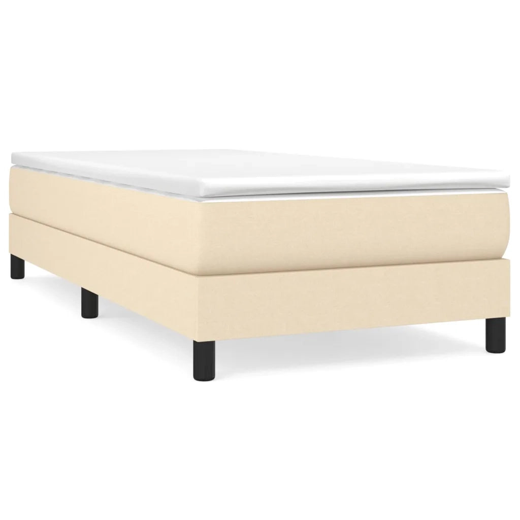 Giroletto a Molle con Materasso Crema 90x190 cm in Tessutocod mxl 99889