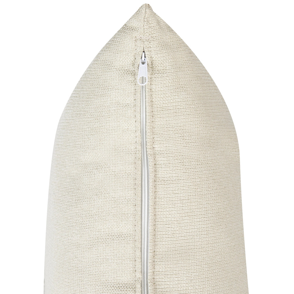 Poltrona Beige Chiaro Rivestimento in tessuto Profilo basso Seduta ampia e profonda Cuscino con schienale Moderno Accogliente